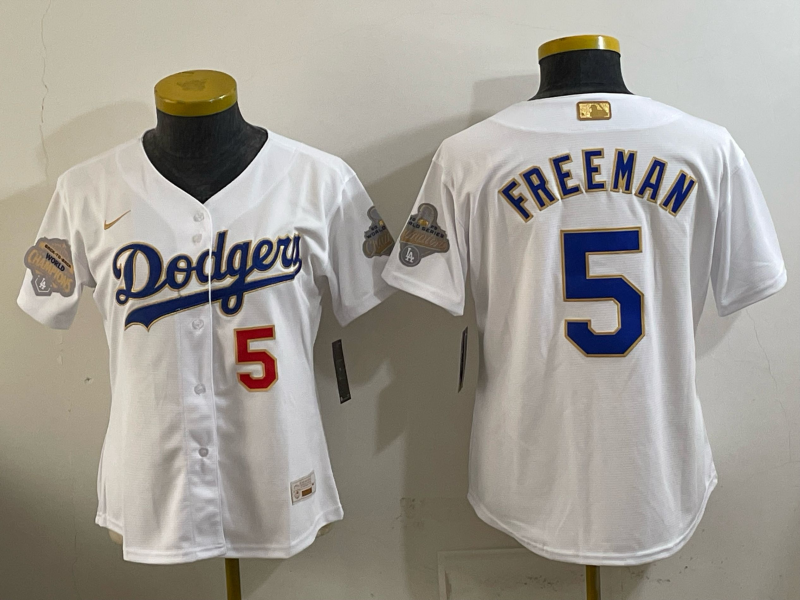 youth Los Angeles Dodgers #5 Freeman white Game 2026 Nike MLB Jersey 4010002